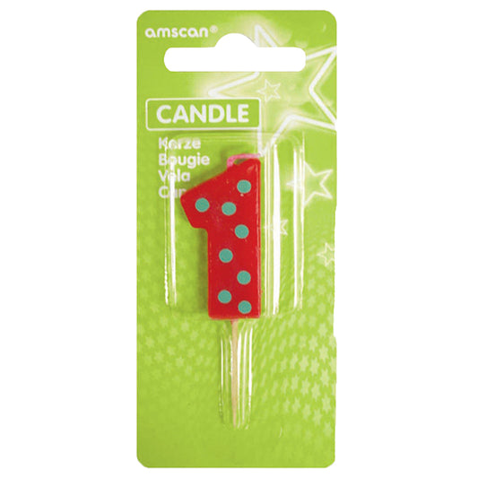 Mini number candle 1