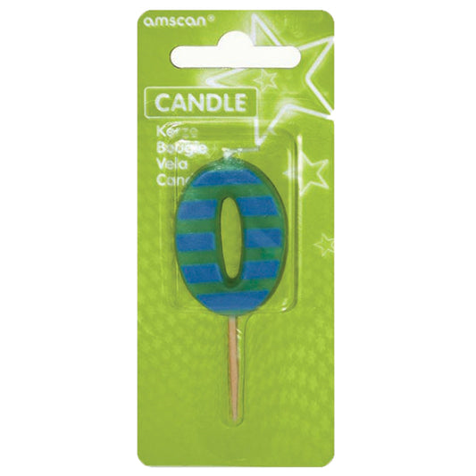 Mini number candle 0