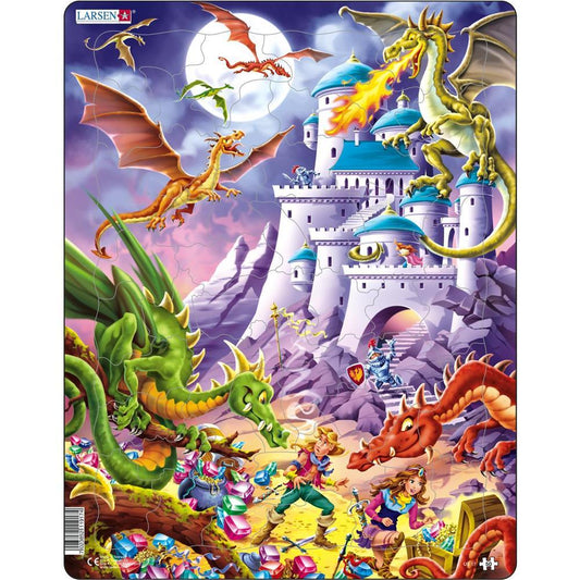 Larsen Puzzle Dragon, 50 pieces