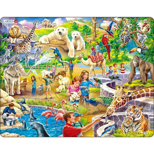 Larsen Puzzle Zoo, 48 pieces