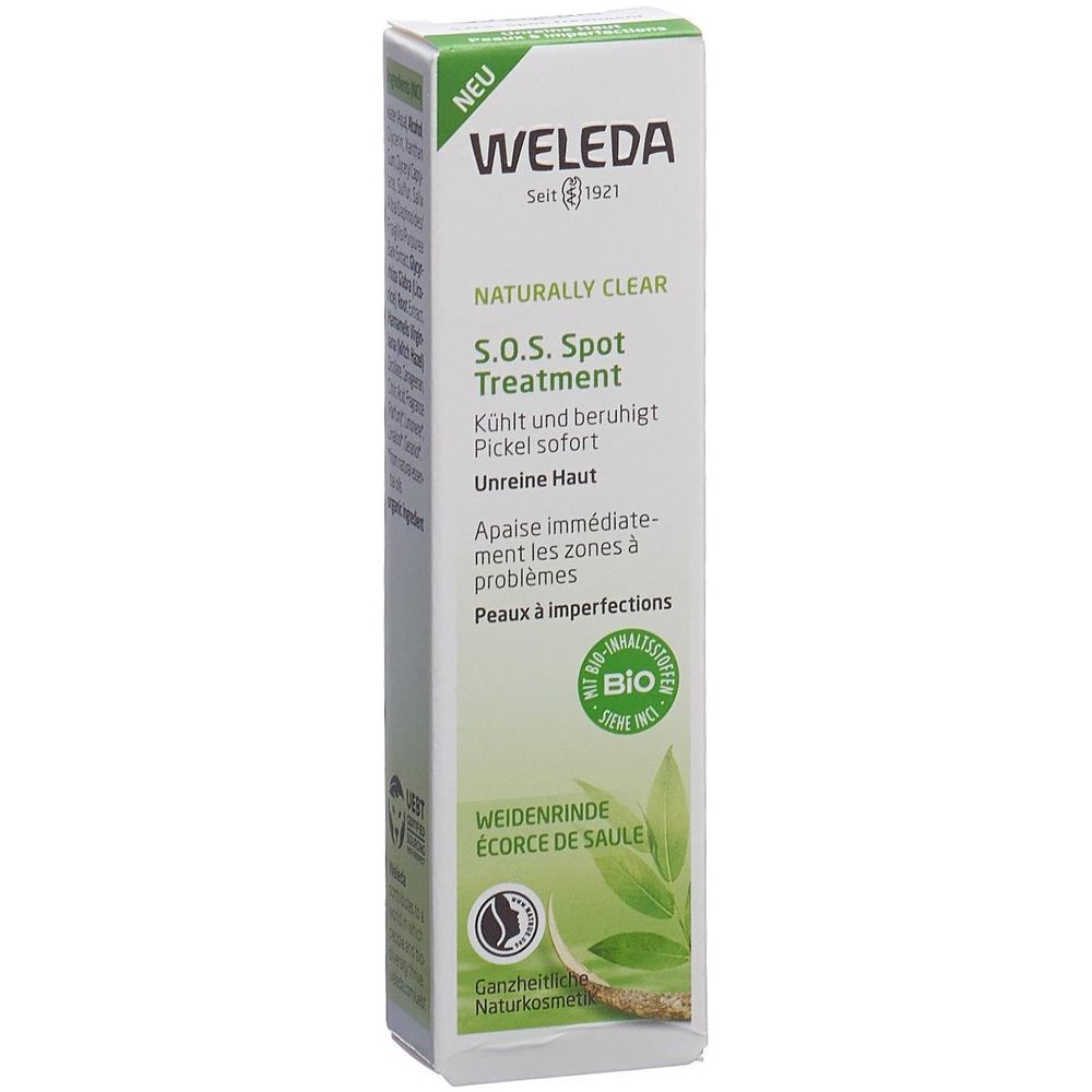 Weleda Naturally Clear S.O.S. Spot Treatment, 10 ml