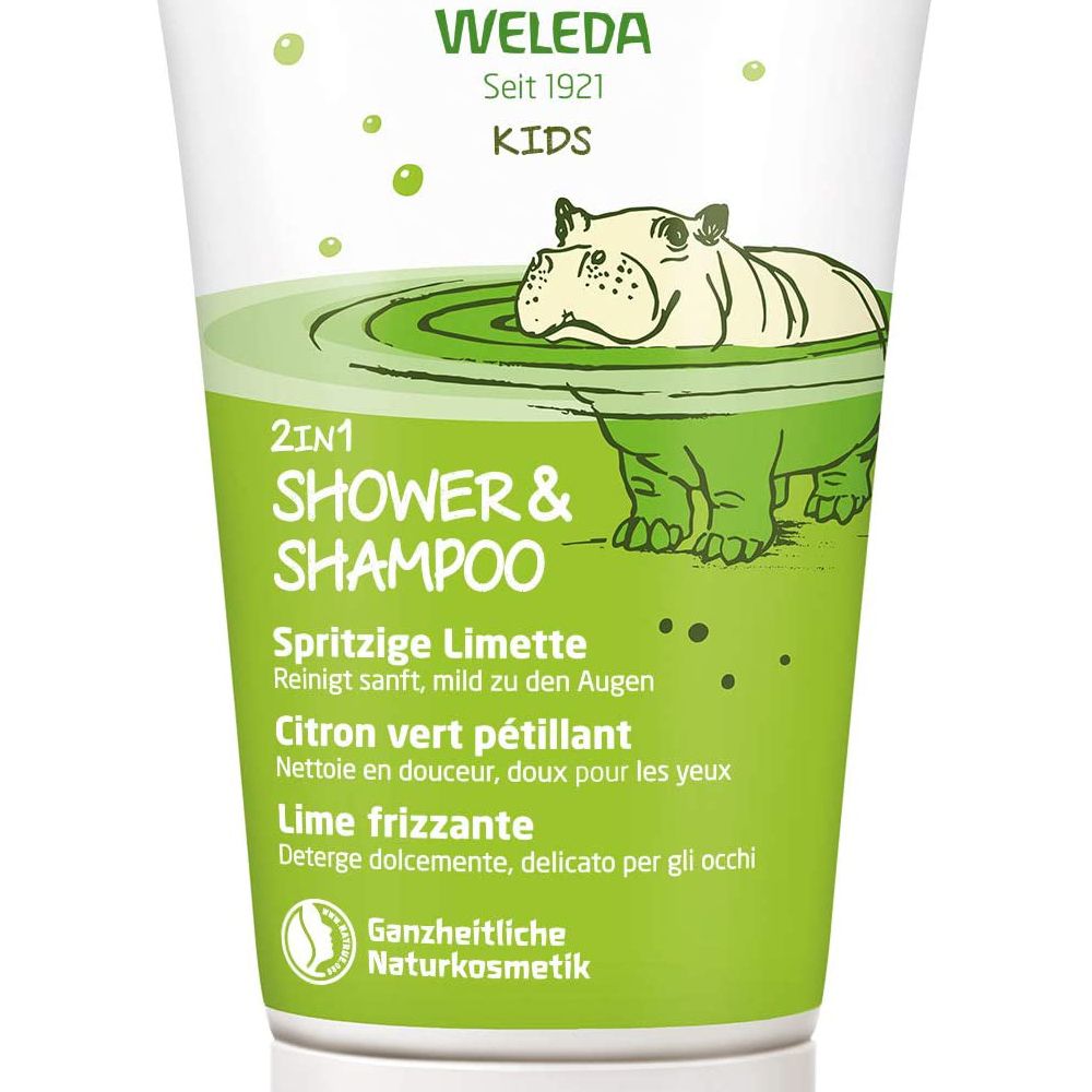 Weleda 2in1 Shower &amp; Shampoo Lime, 150 ml