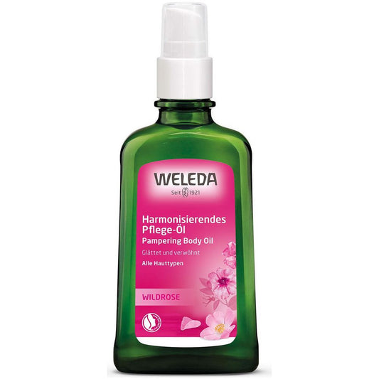 Weleda Huile de soin à la rose sauvage, 100 ml