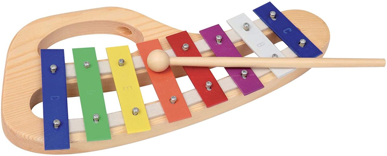 Bontempi Metallophon mit 8 Metallplättchen