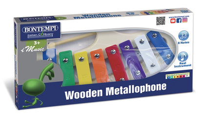 Bontempi metallophone with 8 metal plates